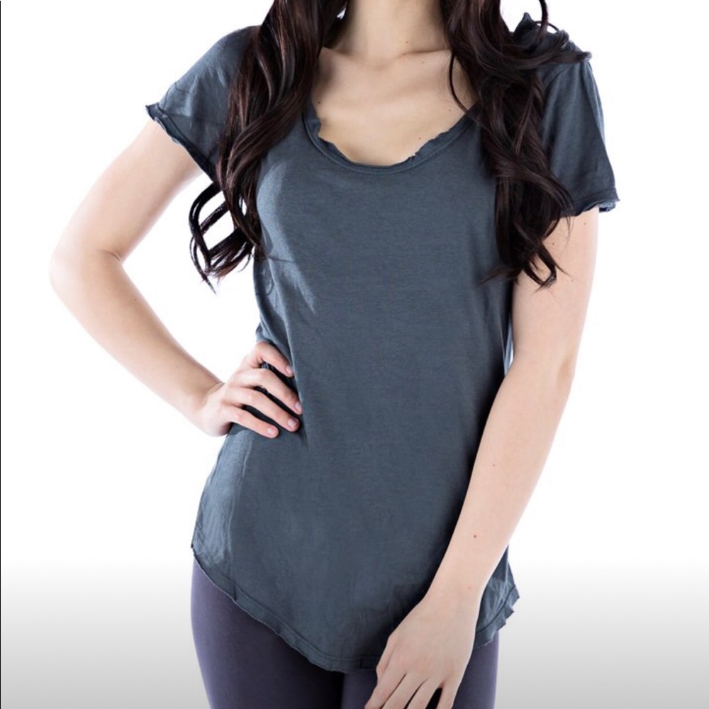 Organic Cotton swoop Neck Tee